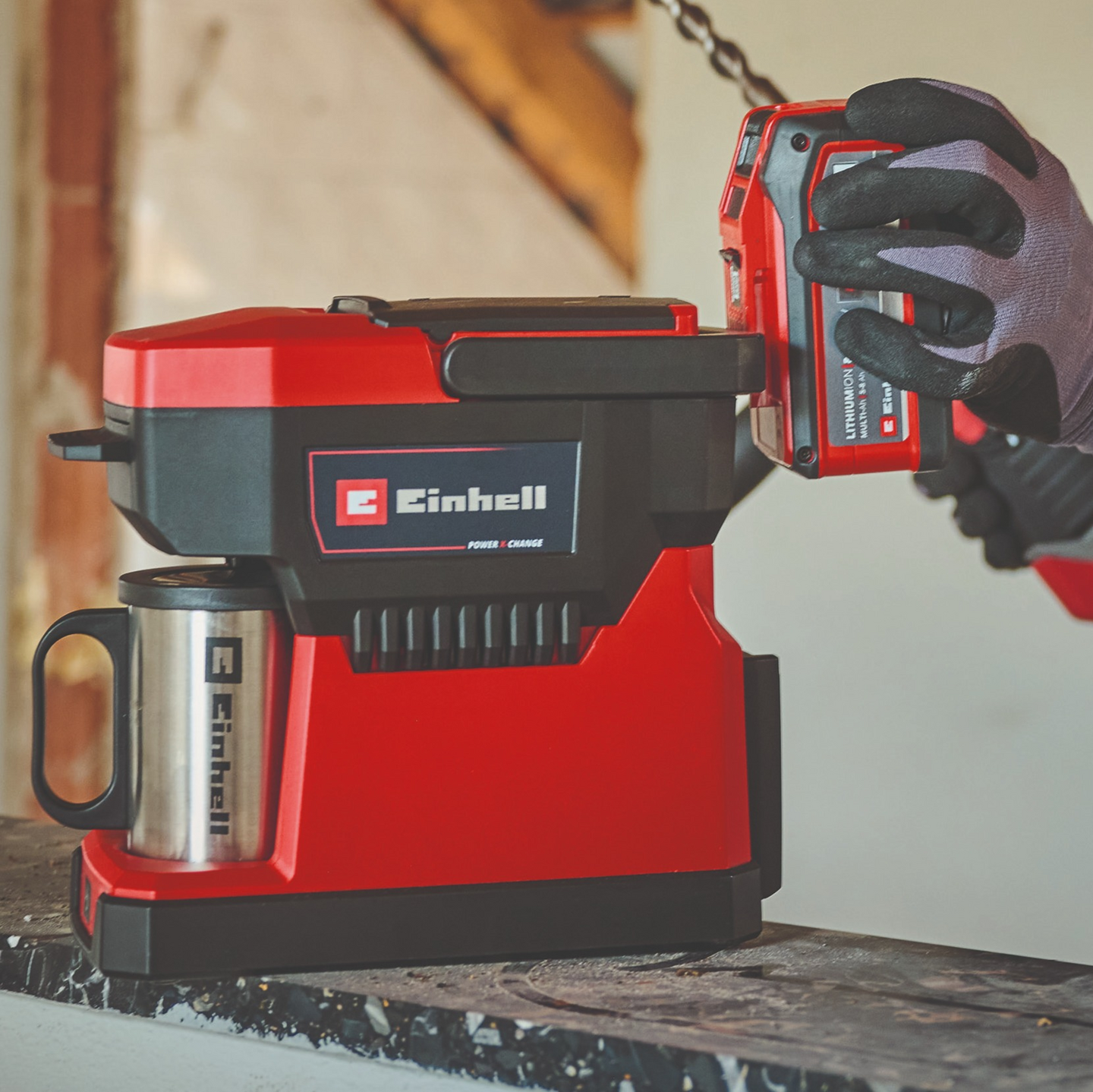 Akkukahvinkeitin Einhell Power X-Change TE-CF 18 Li-Solo