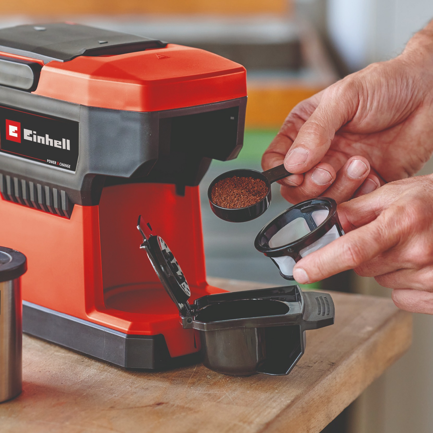 Akkukahvinkeitin Einhell Power X-Change TE-CF 18 Li-Solo