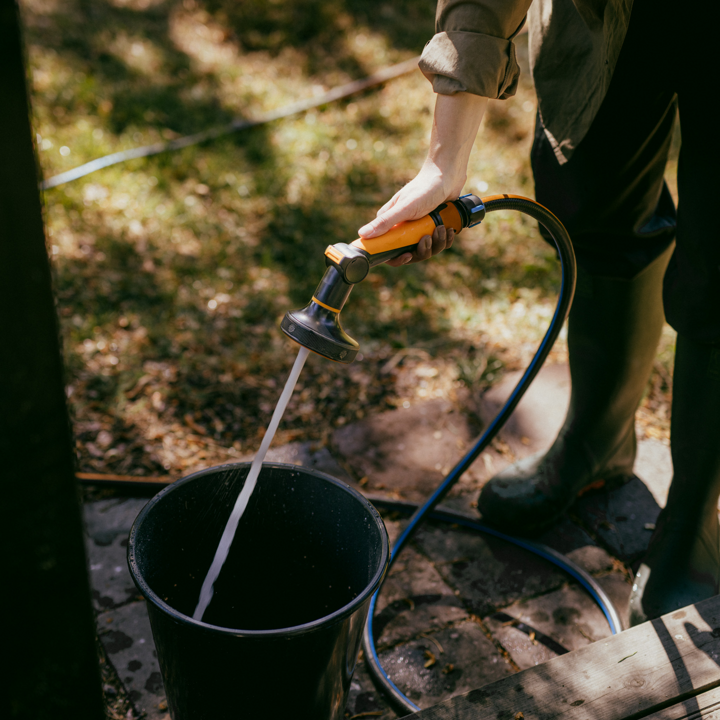 Puutarhaletku Fiskars X-series 13mm ( (1/2”) 50m