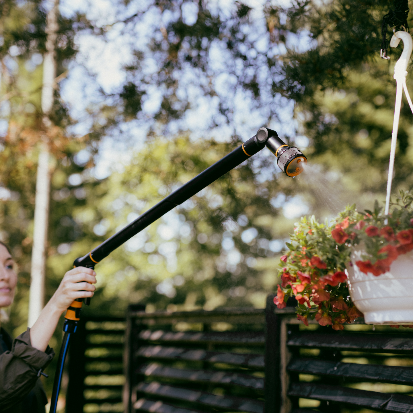 Puutarhaletku Fiskars X-series 13mm ( (1/2”) 50m