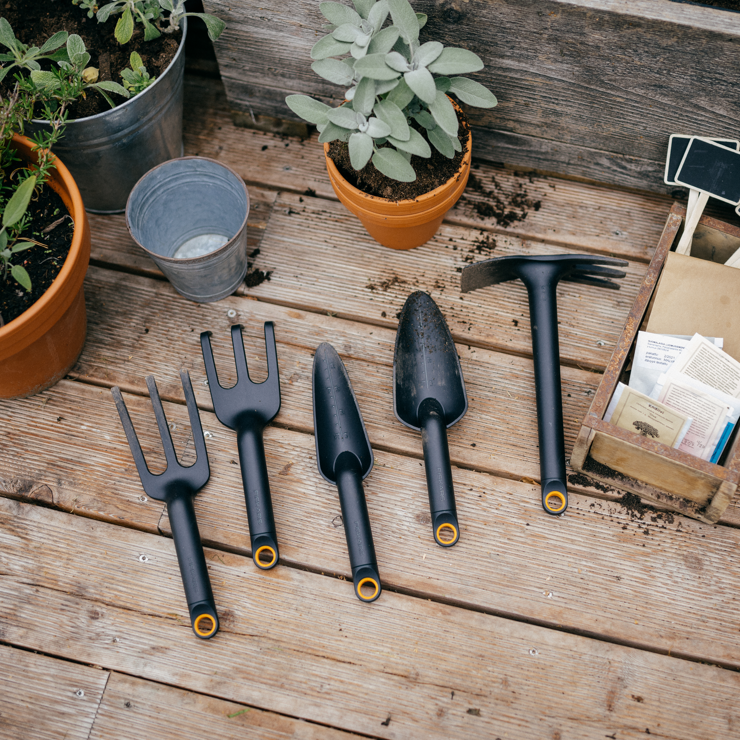 Istutuslapio kapea Fiskars Solid