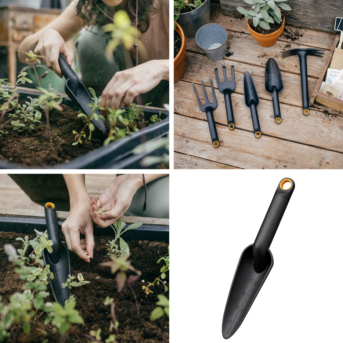 Istutuslapio kapea Fiskars Solid