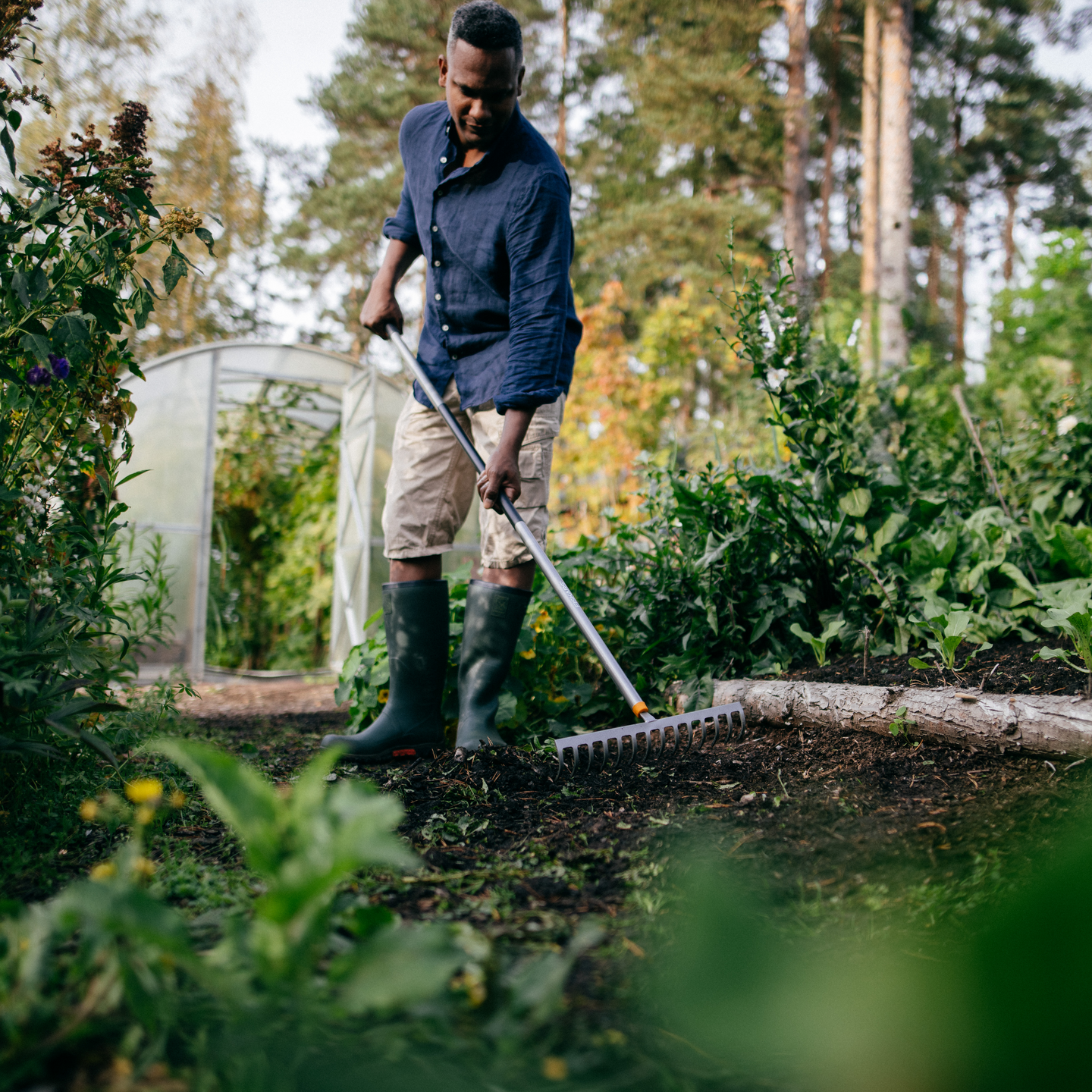 Rautaharava Fiskars Ergonomic