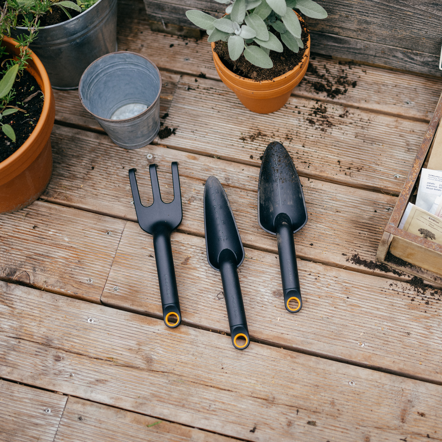 Istutuslapio kapea Fiskars Solid