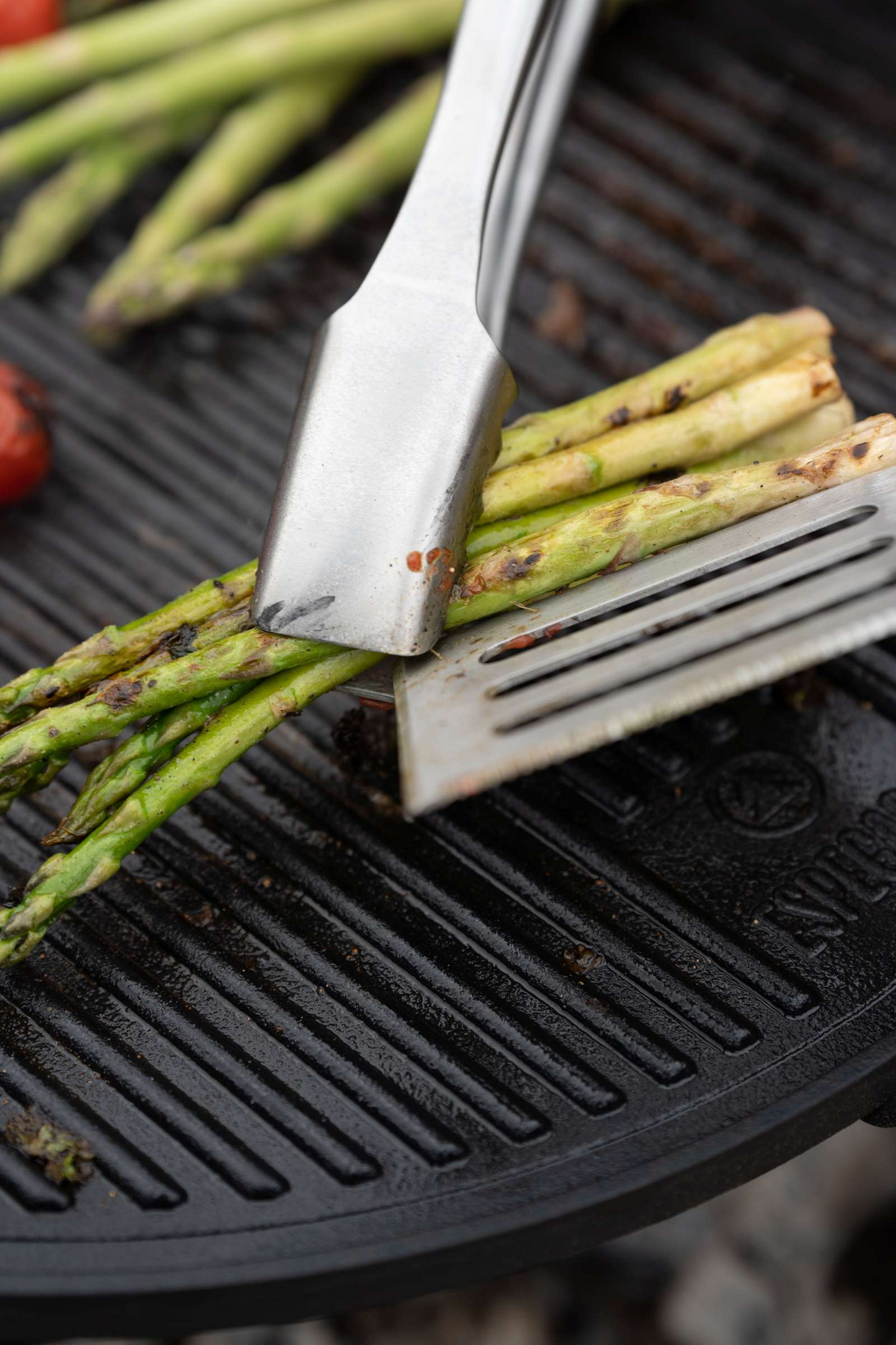 Grillausetti Espegard ruostumatonta terästä , 3-osainen nahkainen suojakotelo