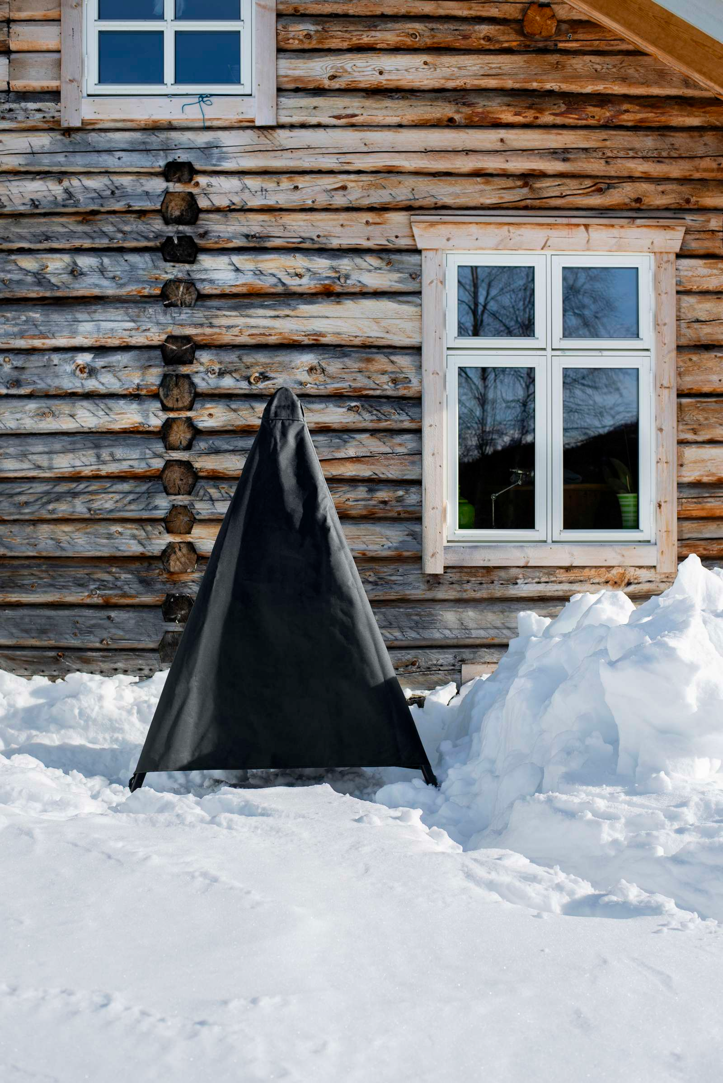 Tulipadan suojus Espegard Birkebeiner 60/70 cm, musta