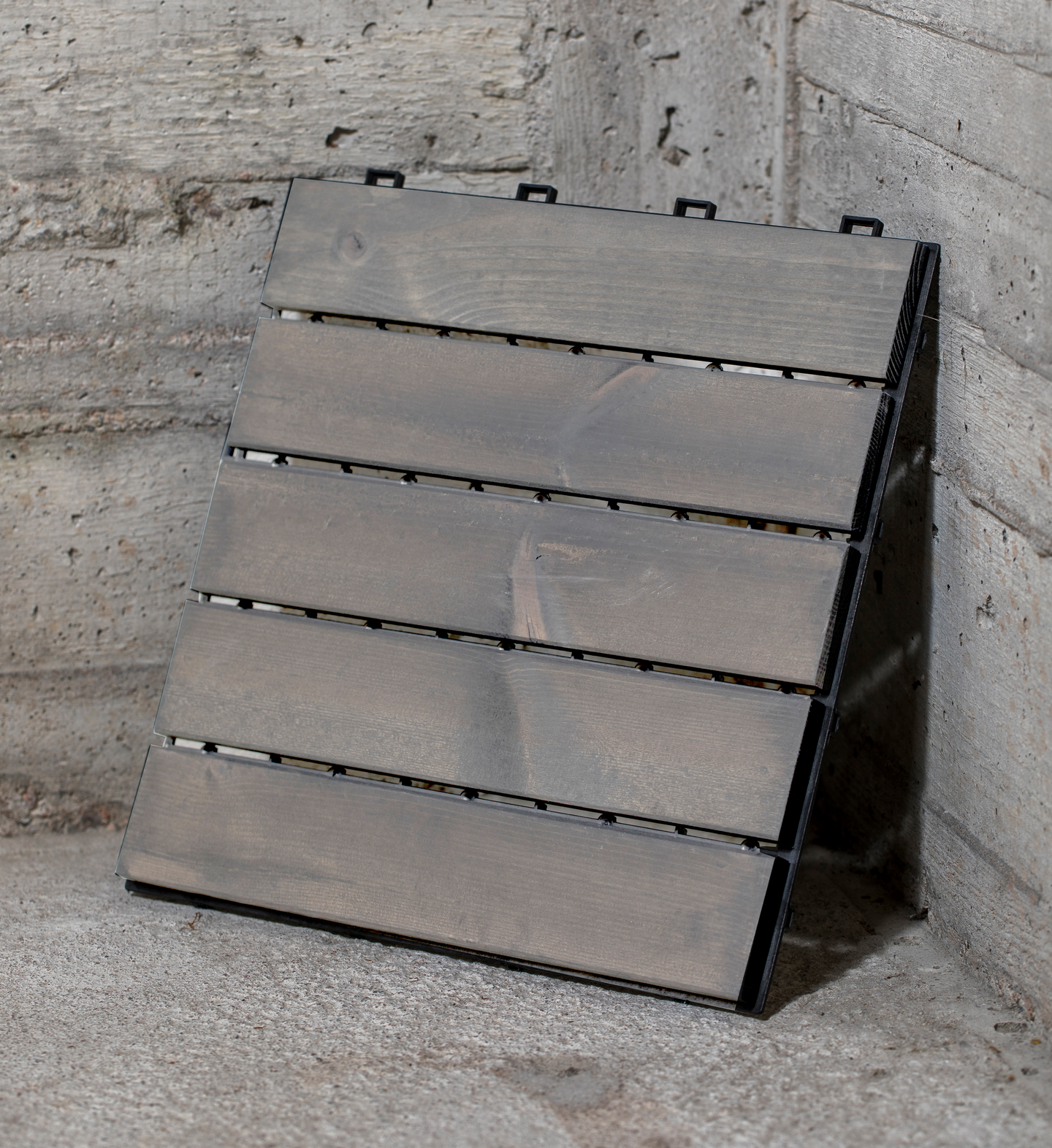 Terassilaatta Goodiy 30x30cm vaaleanharmaa mäntyä