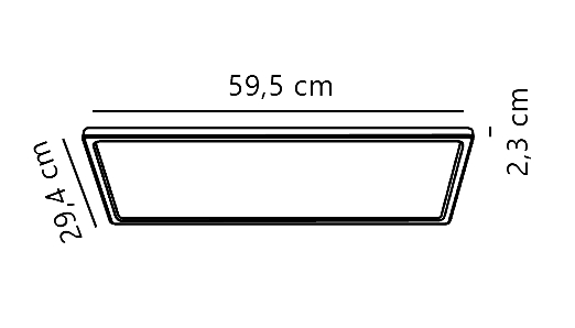 Kattovalaisin Nordlux Harlow smart led 21W 2100lm 2700/6500K IP54 valkoinen