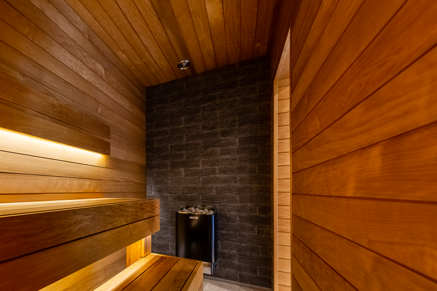 Saunapaneeli Thermory 19x185x1500 STS4 lämpökäsitelty haapa