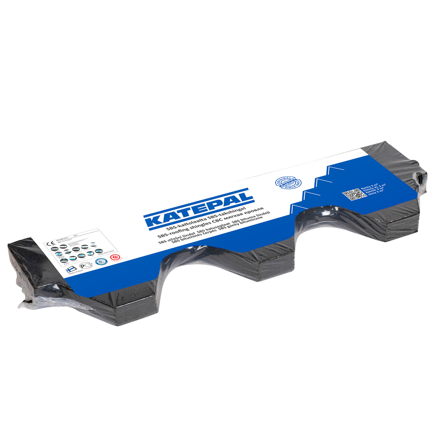 Kattolaatta Katepal Classic KL musta 3m²