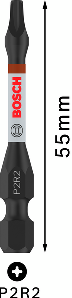 BITS BOSCH IMPACT P2R2 55MM 5ST