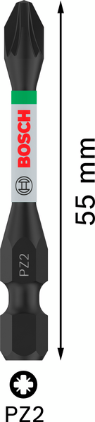 BITS BOSCH IMPACT PZ2 55MM 2ST