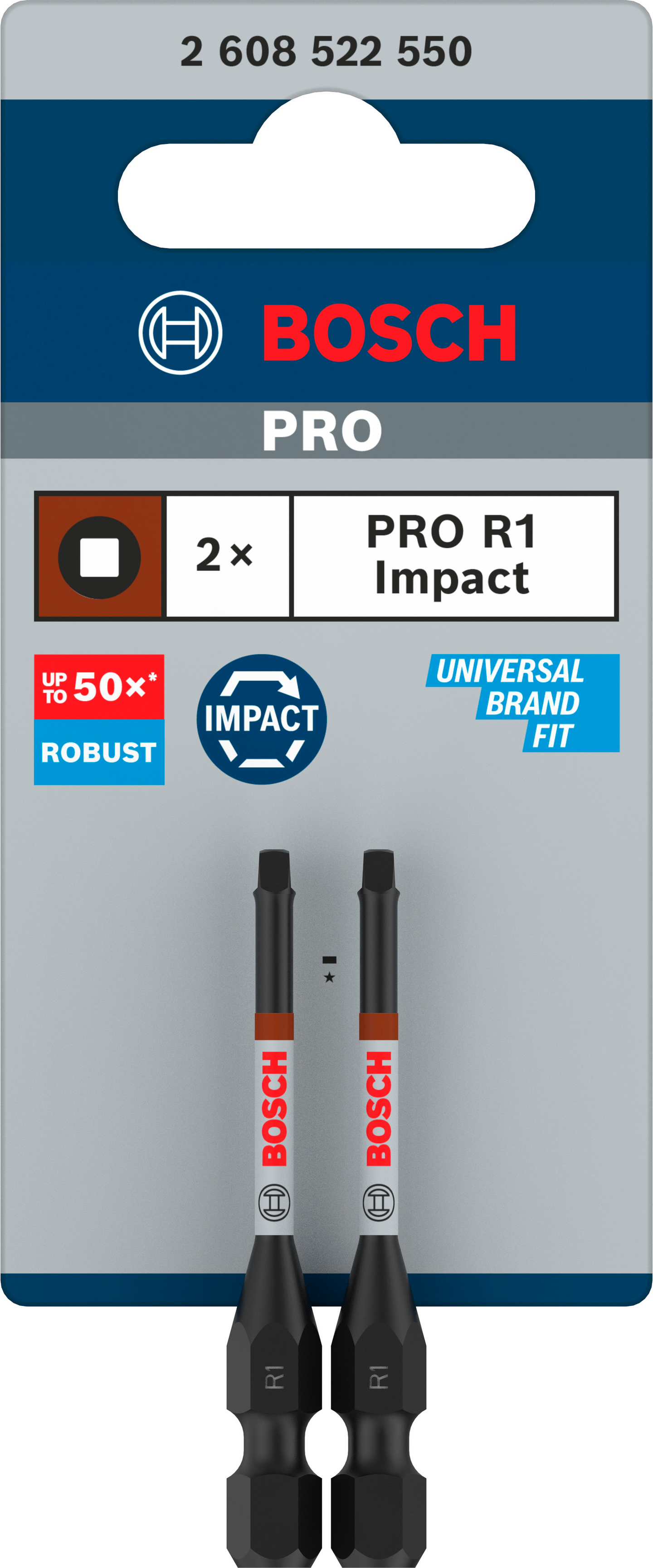 BITS BOSCH IMPACT R1 55MM 2ST