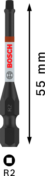 BITS BOSCH IMPACT R2 55MM 5ST