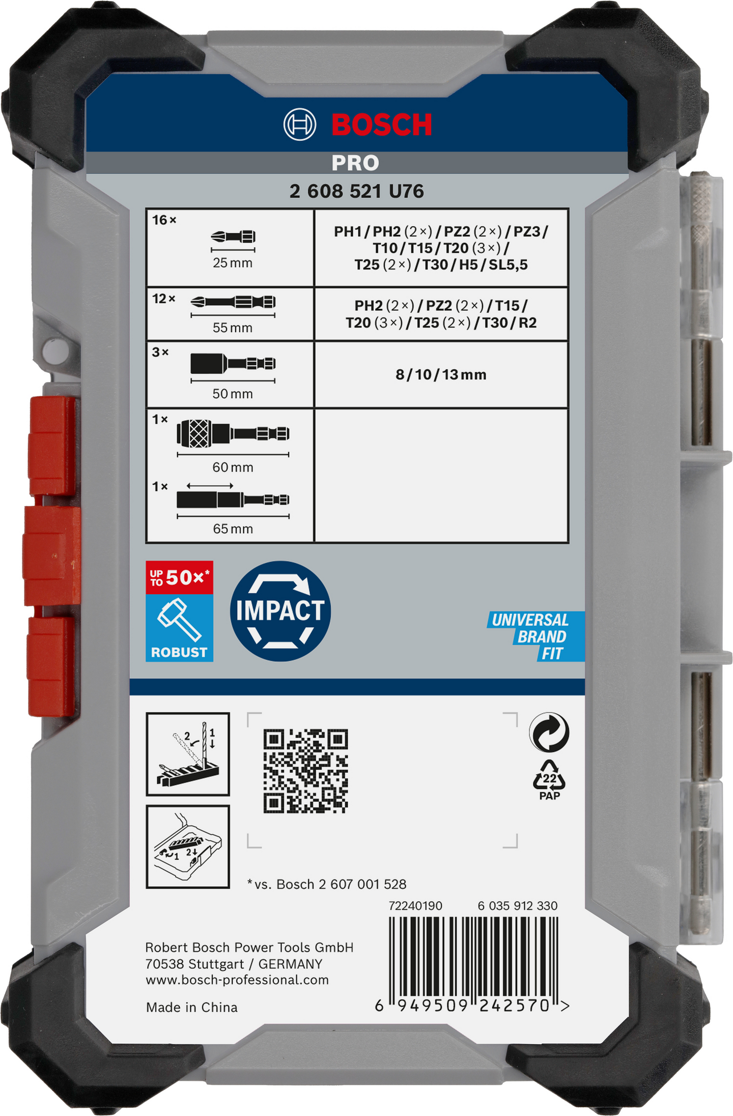 BITSSET BOSCH IMPACT 33 DELAR