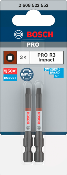 BITS BOSCH IMPACT R3 55MM 2ST