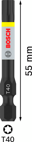 BITS BOSCH IMPACT T40 55MM 2ST