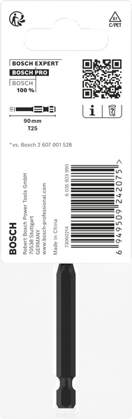 BITS BOSCH IMPACT T25 90MM