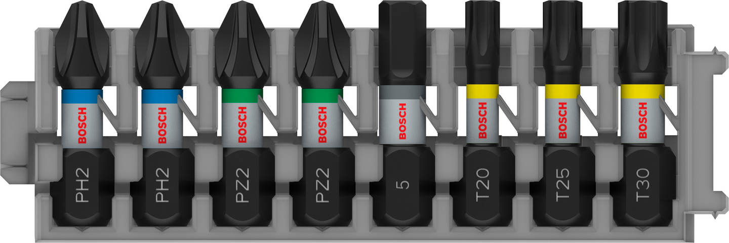 BITSSET BOSCH IMPACT PH/PZ/H/T 25MM, 8 DELAR