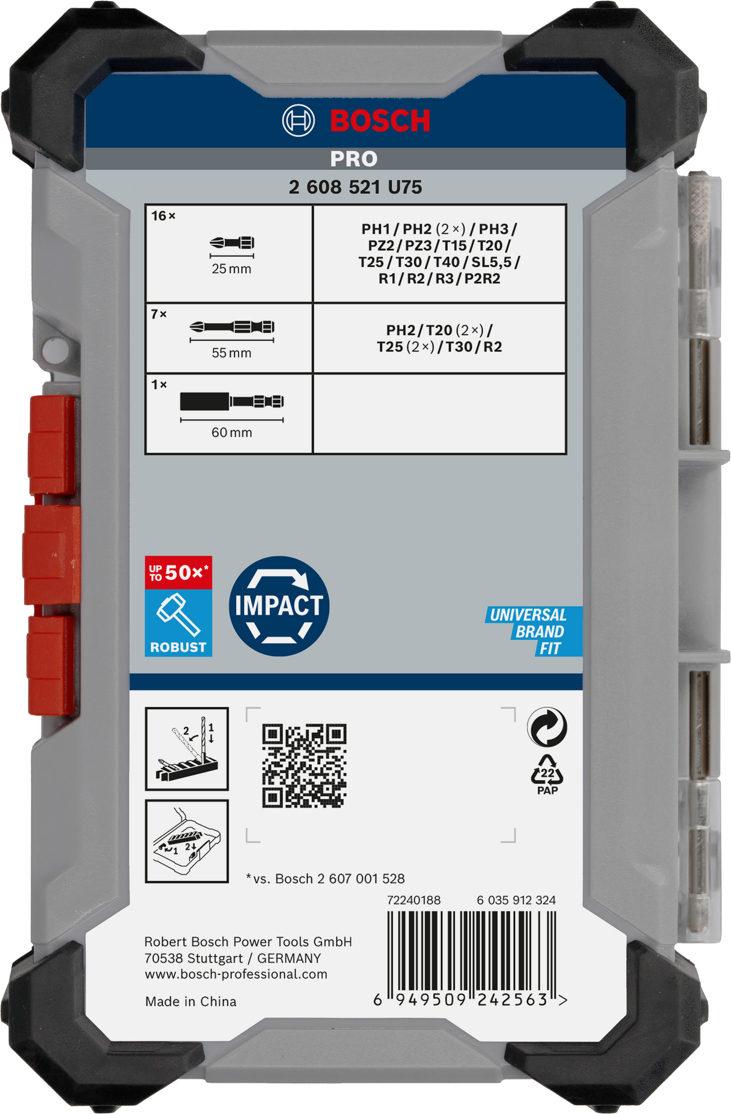 BITSSET BOSCH IMPACT 24 DELAR