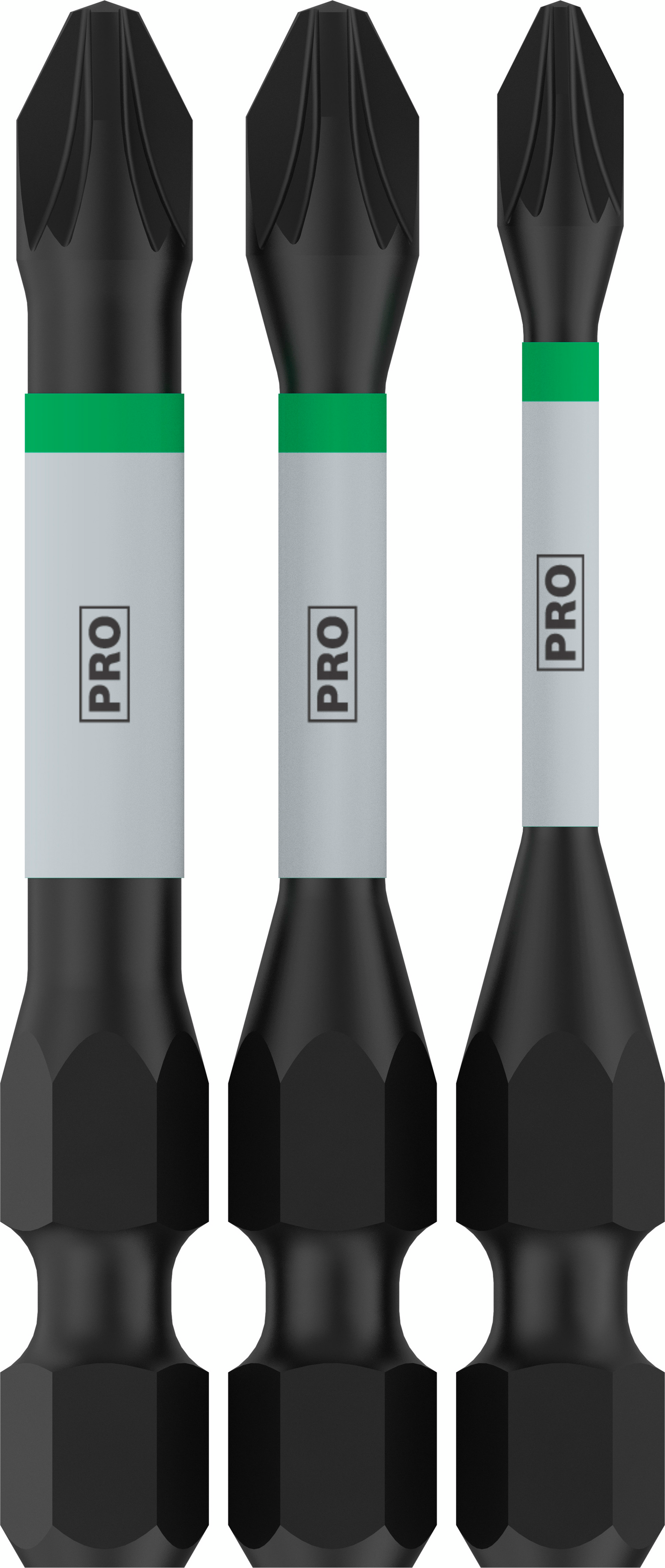 BITSSET BOSCH IMPACT PZ1/2/3 55MM, 3 DELAR