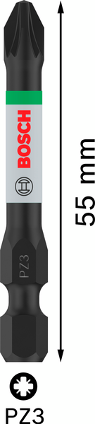 BITS BOSCH IMPACT PZ3 55MM 2ST