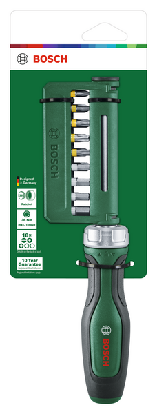SPÄRRSKRUVMEJSELSET BOSCH UNIVERSAL, M/18 BIT