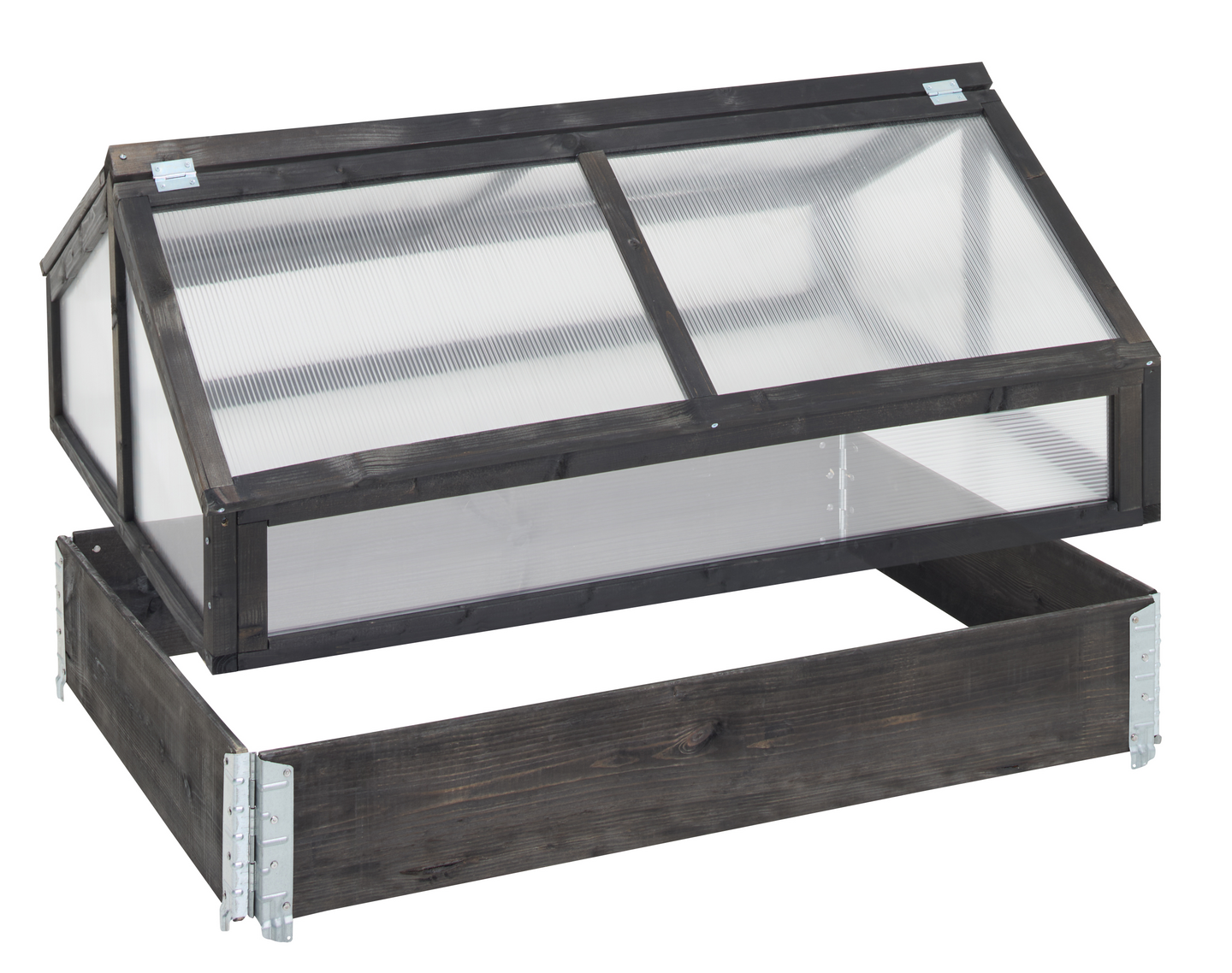 Minikasvihuone 120x80cm musta