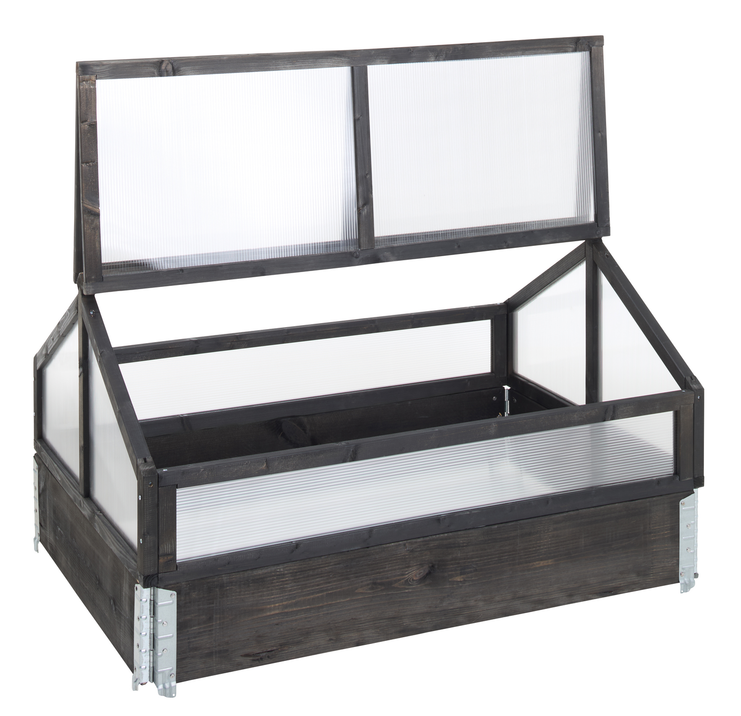 Minikasvihuone 120x80cm musta