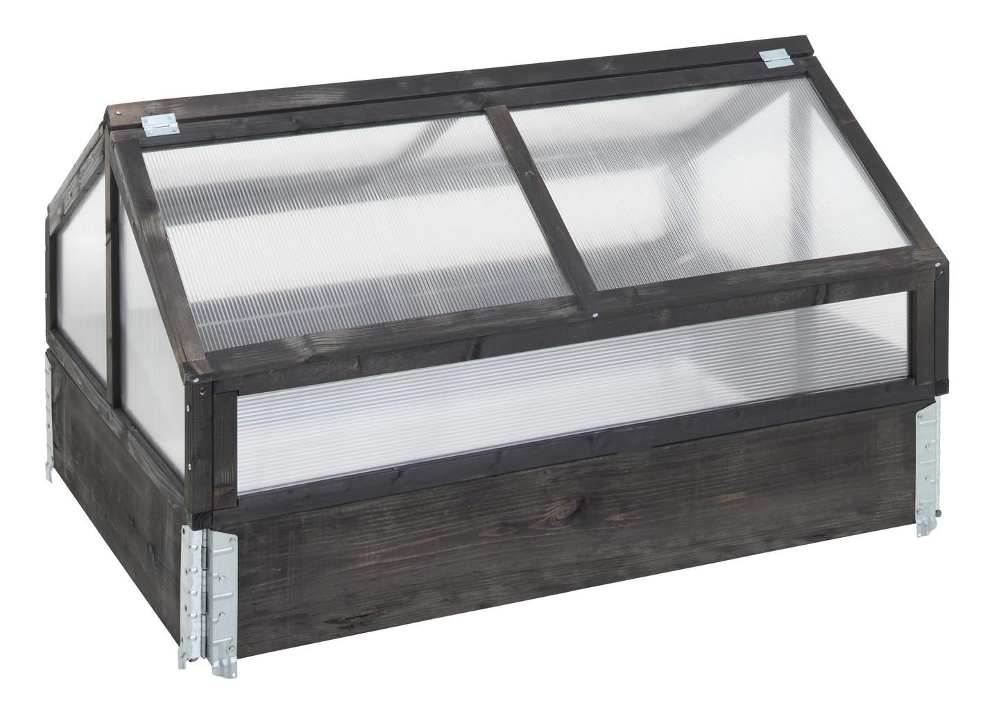 Minikasvihuone 120x80cm musta