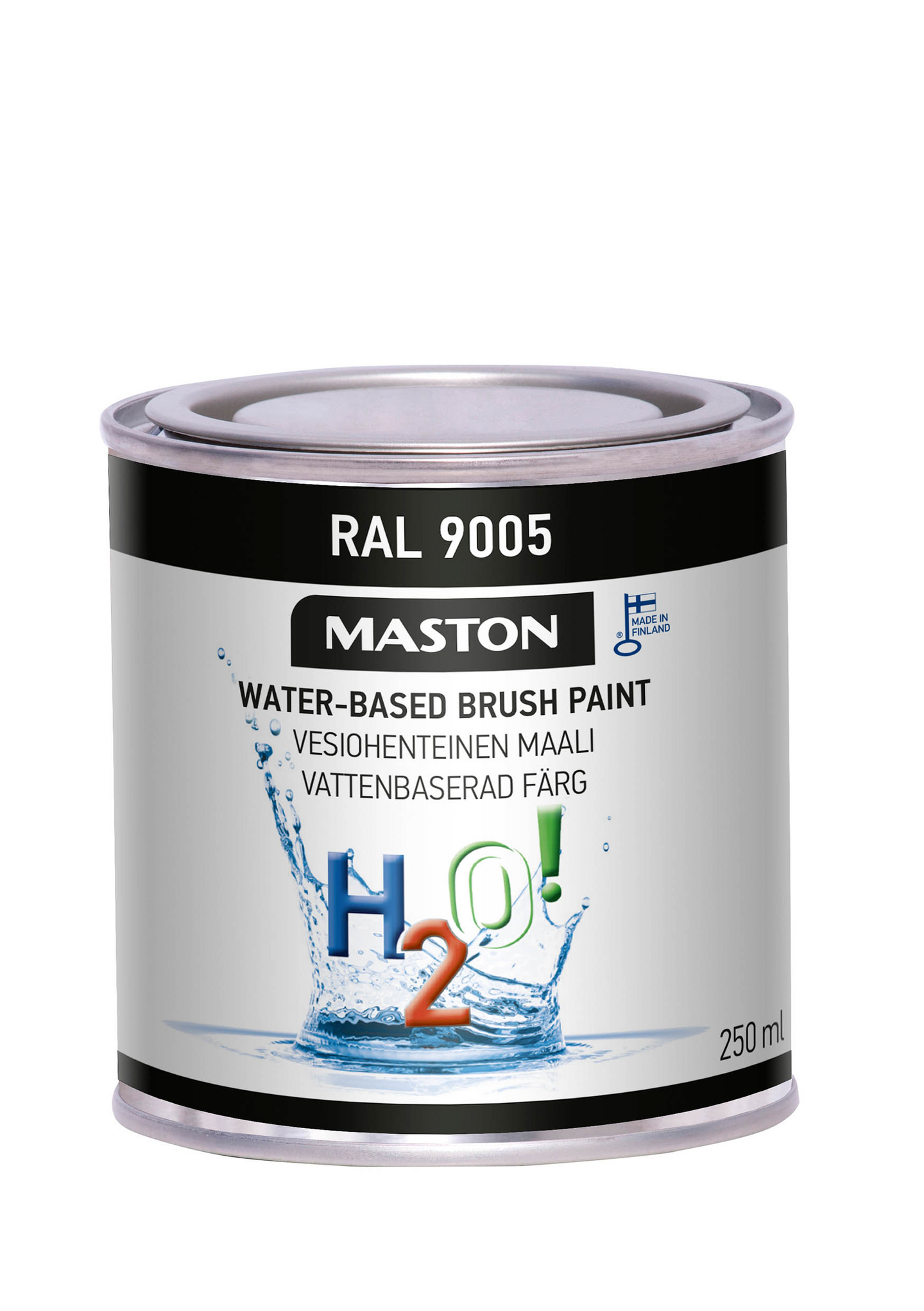 Maali H2O RAL9010 Puhtaanvalkoinen 250ml