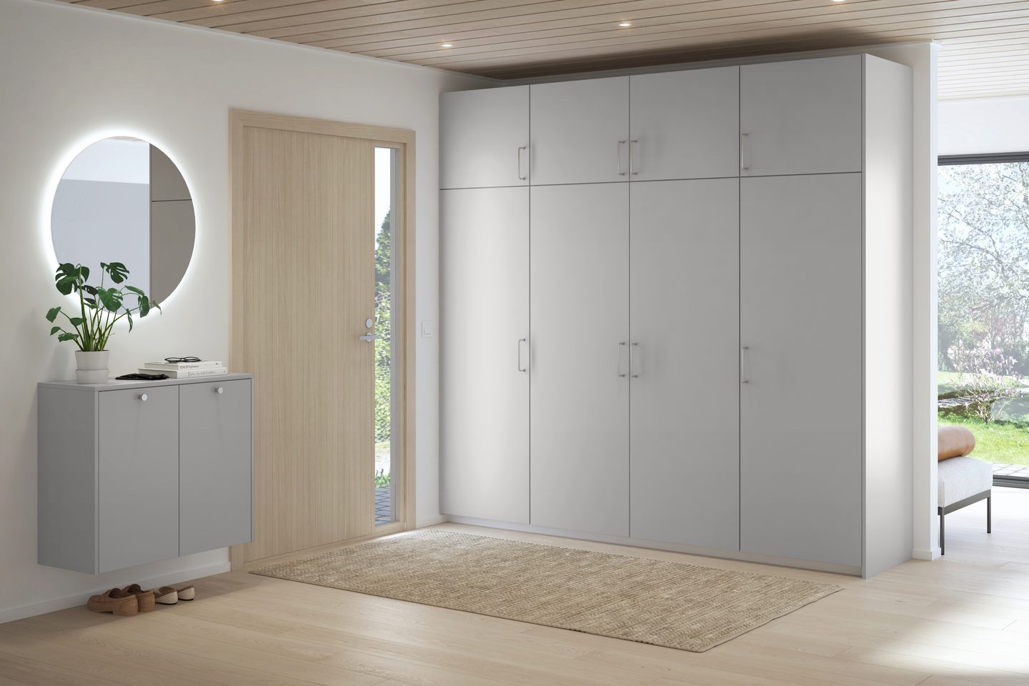 Hyllykomero Cello Click Ruka 2324x1000x588mm runko valkoinen