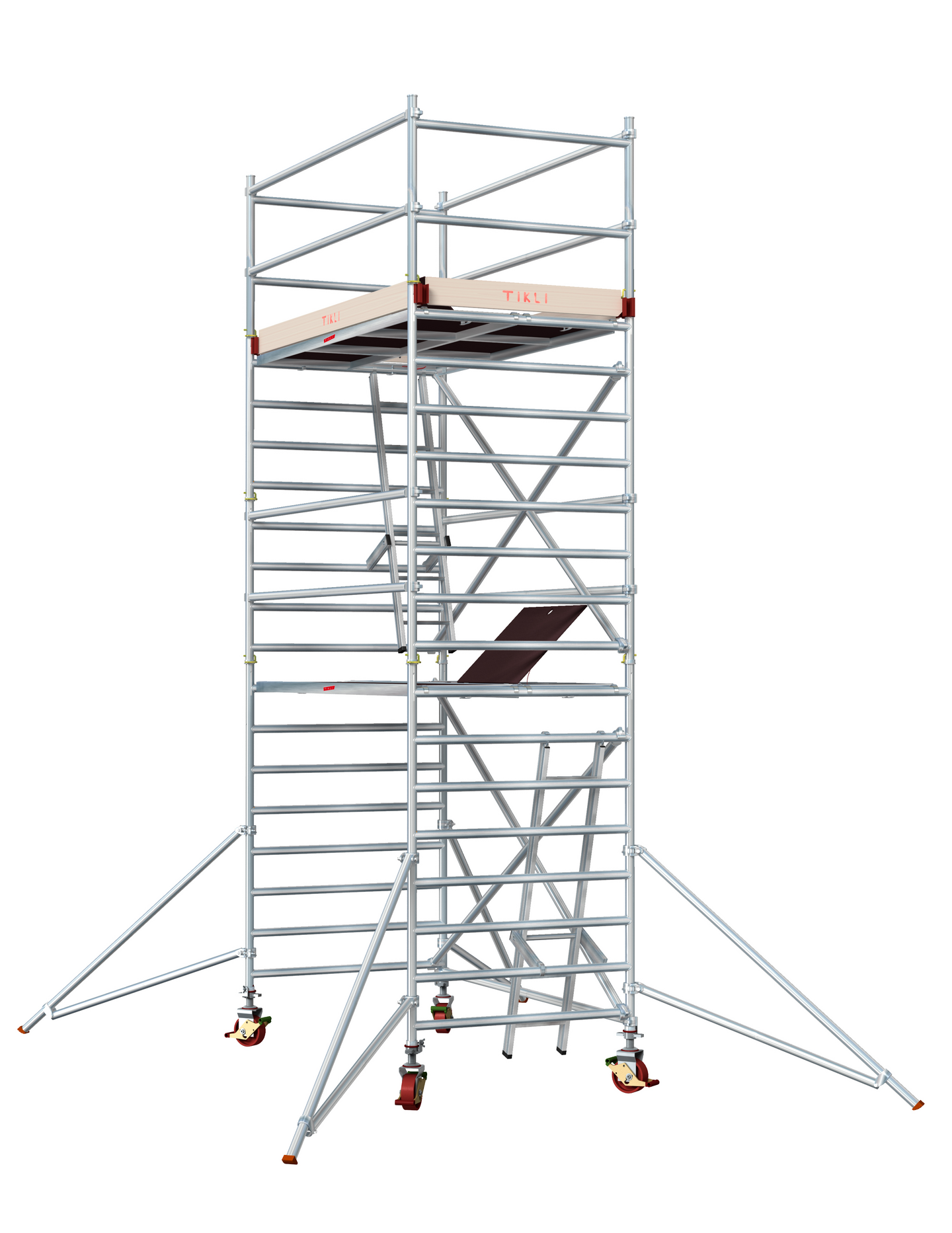 Rakennusteline Tikli Jumbo 9900-4 PRO tasokorkeus 4,5m 250x135cm