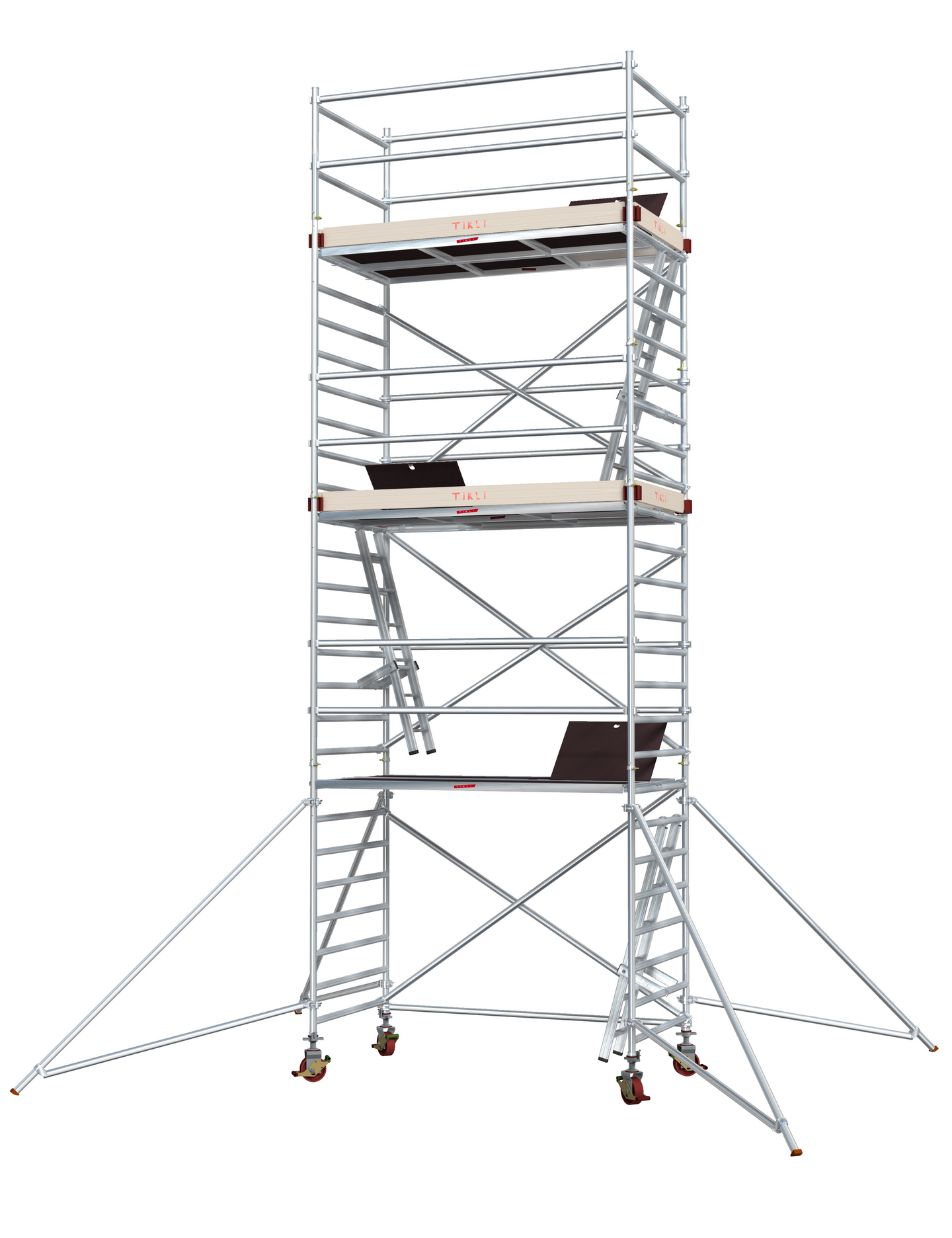 Rakennusteline Tikli Jumbo 9900-6 PRO tasokorkeus 6,5m 250x135cm