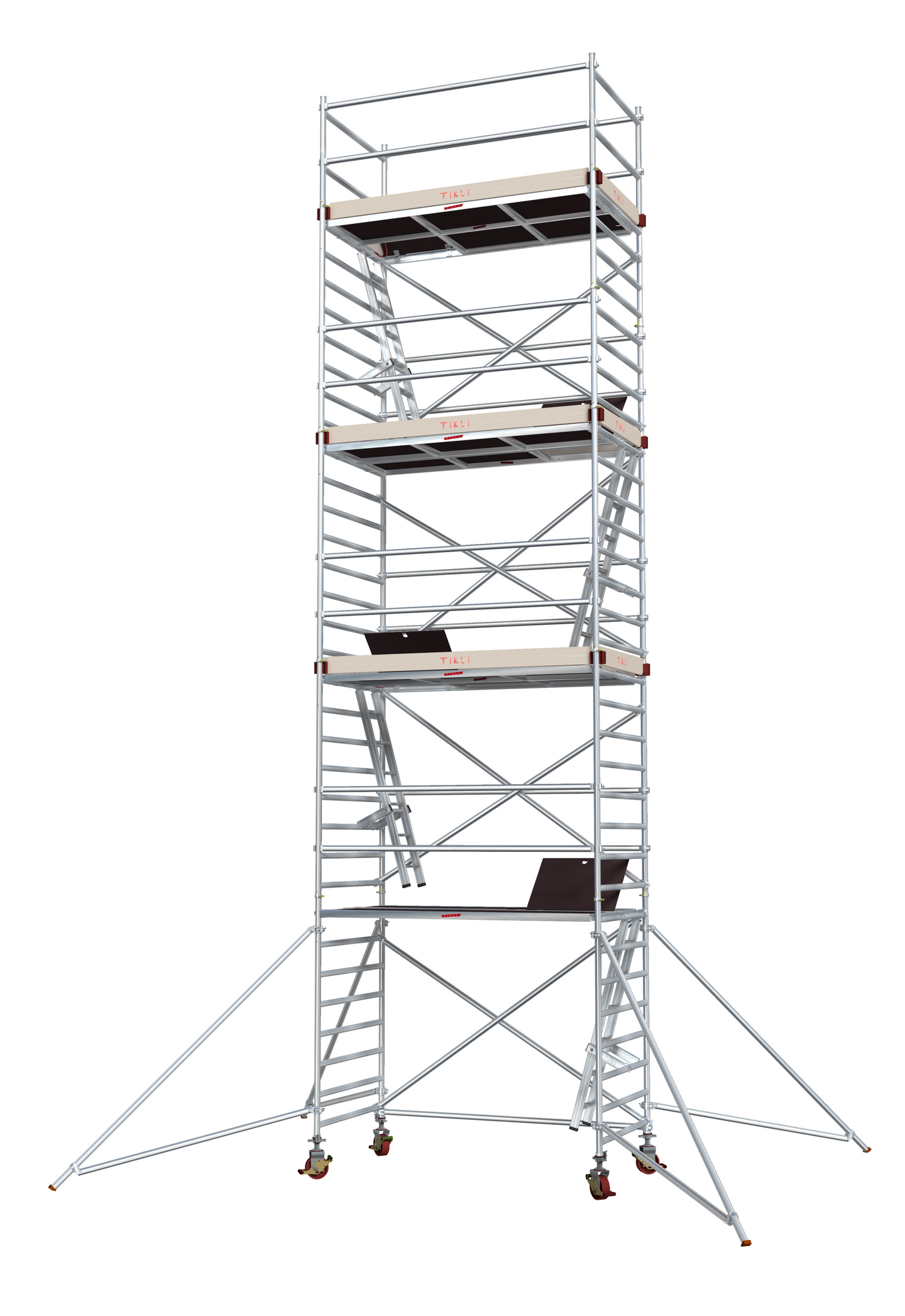 Rakennusteline Tikli Jumbo 9900-8 PRO tasokorkeus 8,5m 250x135cm