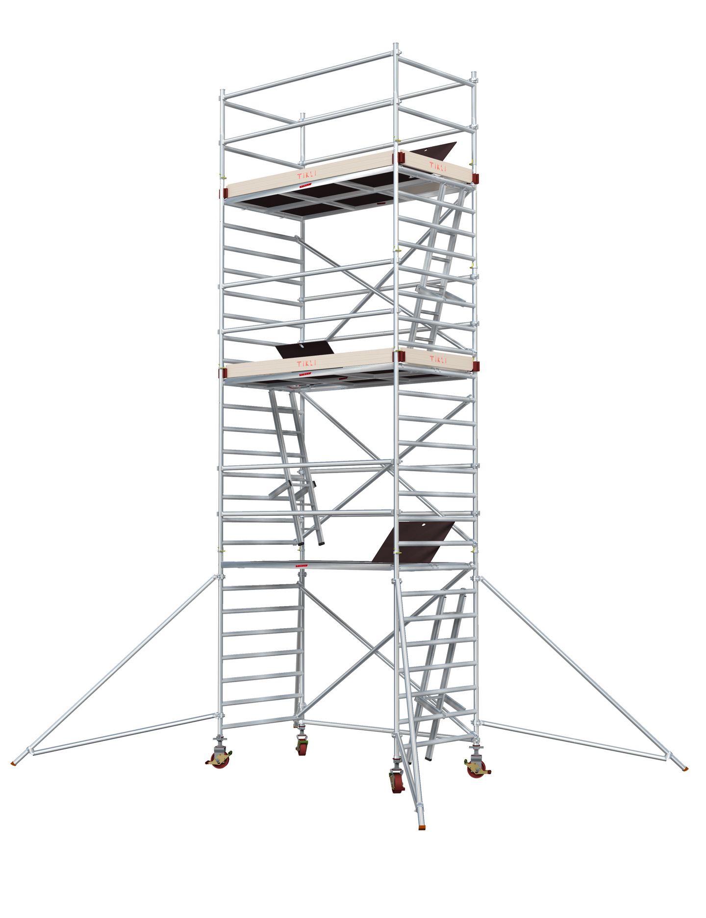 Rakennusteline Tikli Jumbo 9900-6 PRO tasokorkeus 6,5m 250x135cm