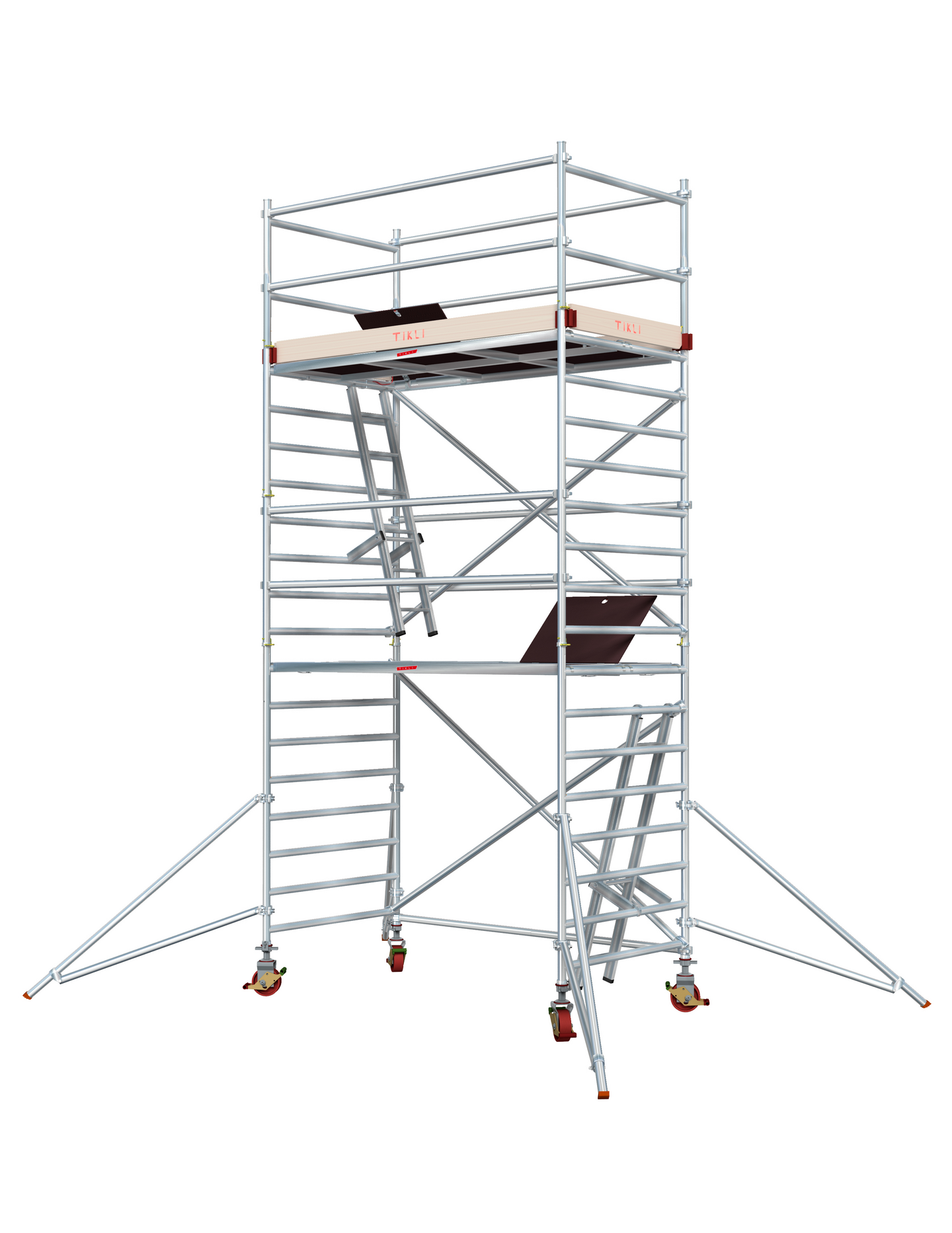 Rakennusteline Tikli Jumbo 9900-4 PRO tasokorkeus 4,5m 250x135cm