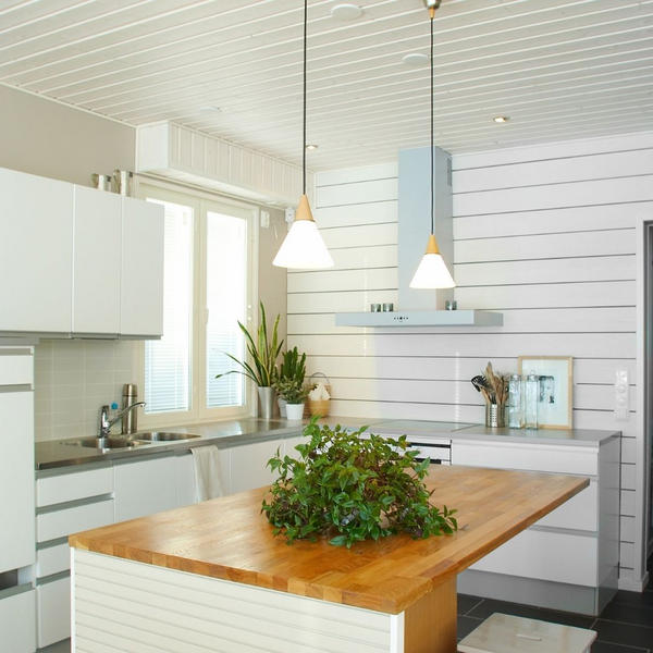 Sisustuspaneeli Siparila Roso 13x120x2050mm valkoinen