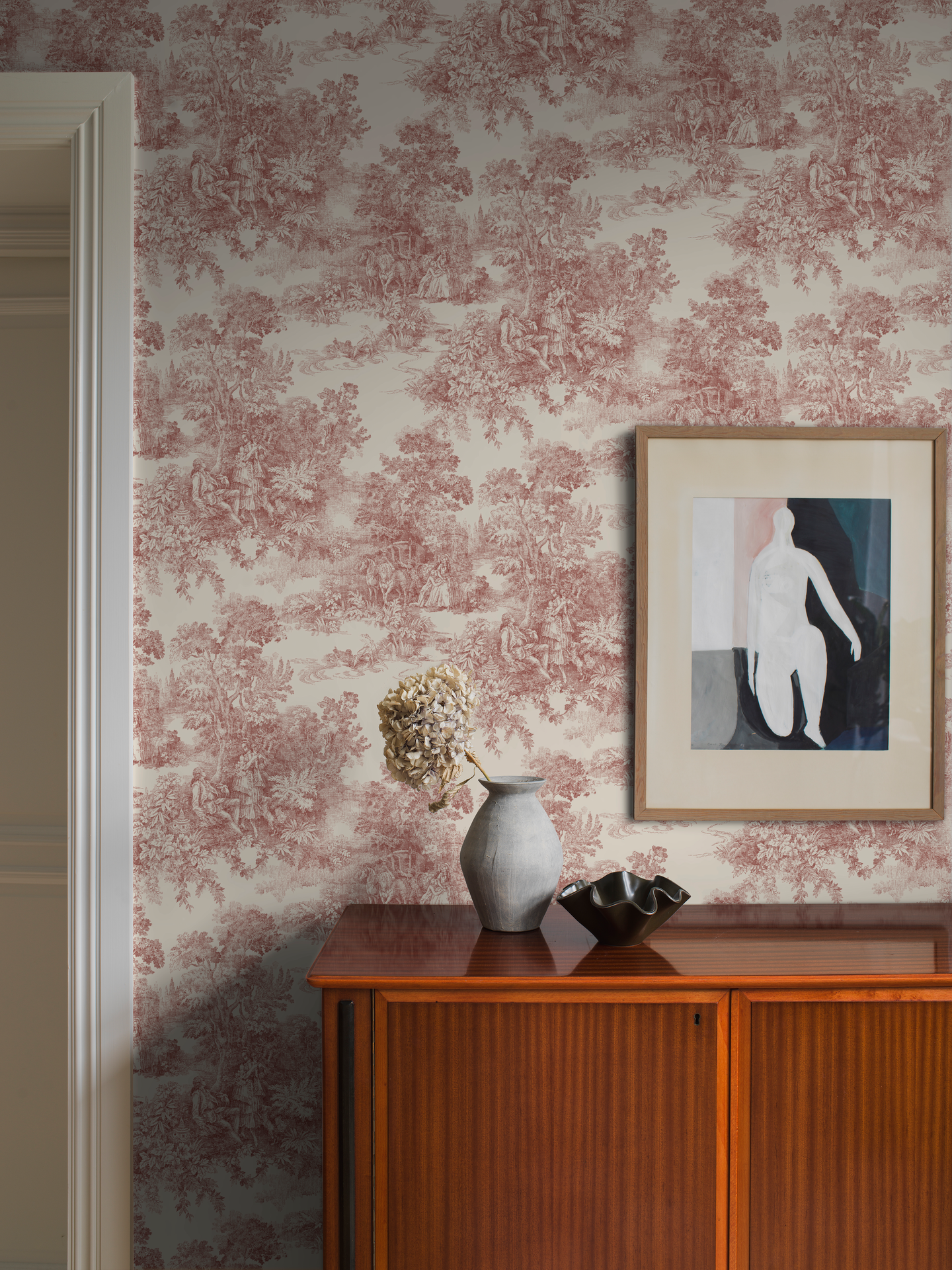 Kuitutapetti Boråstapeter Adorn 7768 Toile de Jouy 10,05m