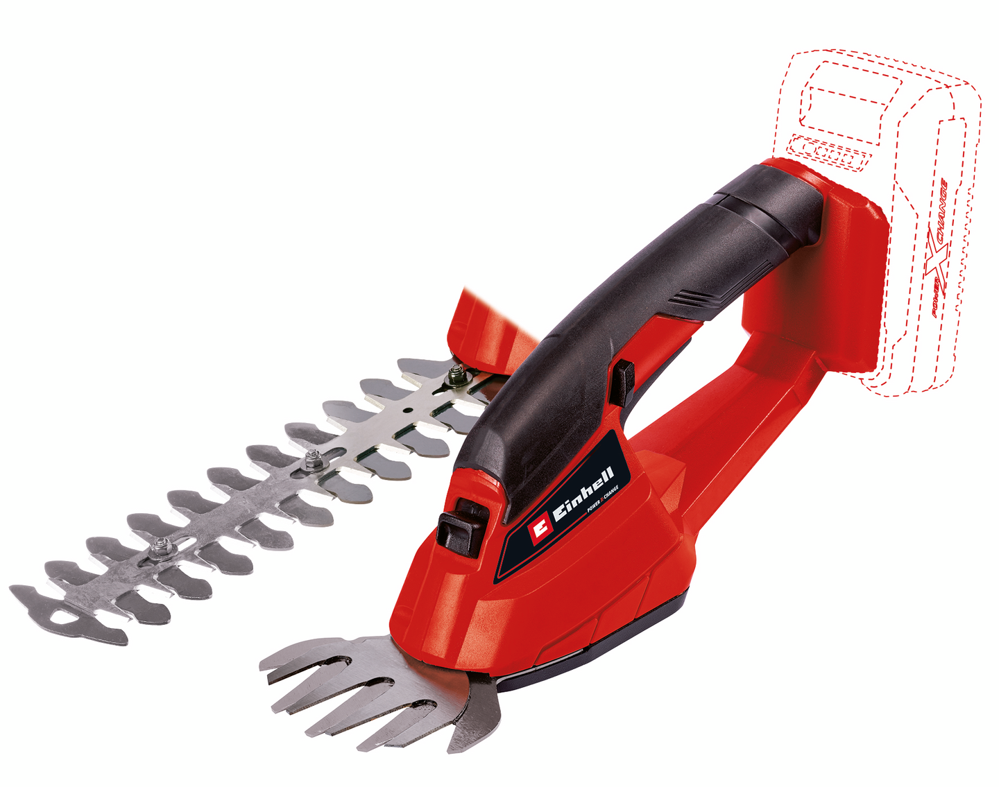 Akkuruoho-/pensassakset Einhell PXC GC-C G 18 Li-Solo