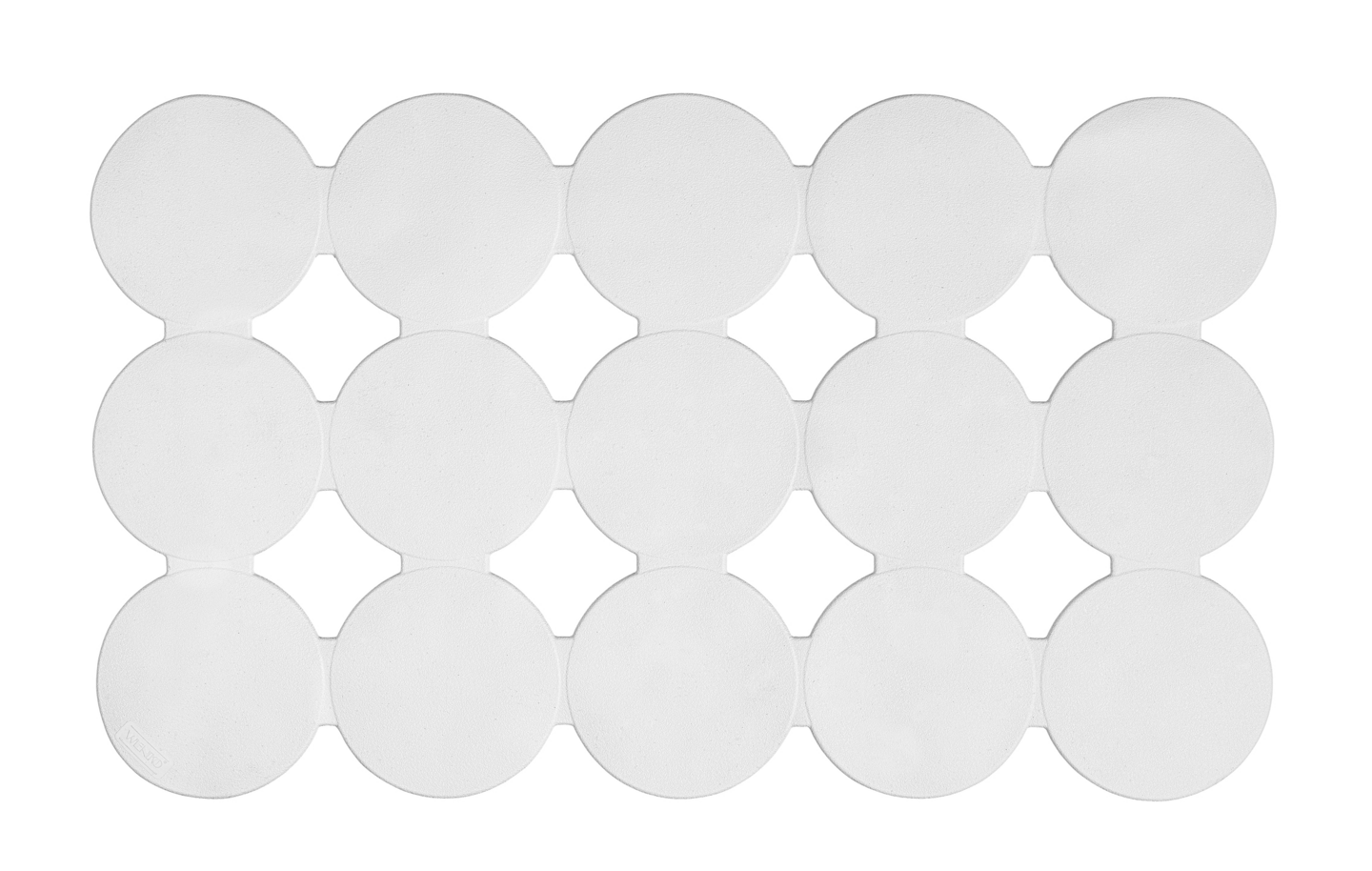 Liukuestematto Cleone ammeeseen 67x40,5 cm valkoinen