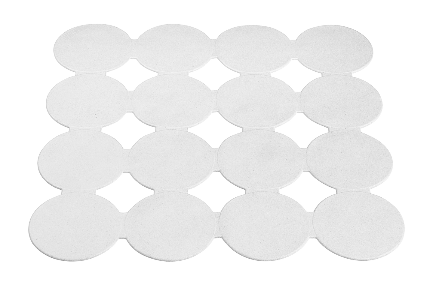 Liukuestematto Cleone suihkukulmaan 54x54 cm valkoinen