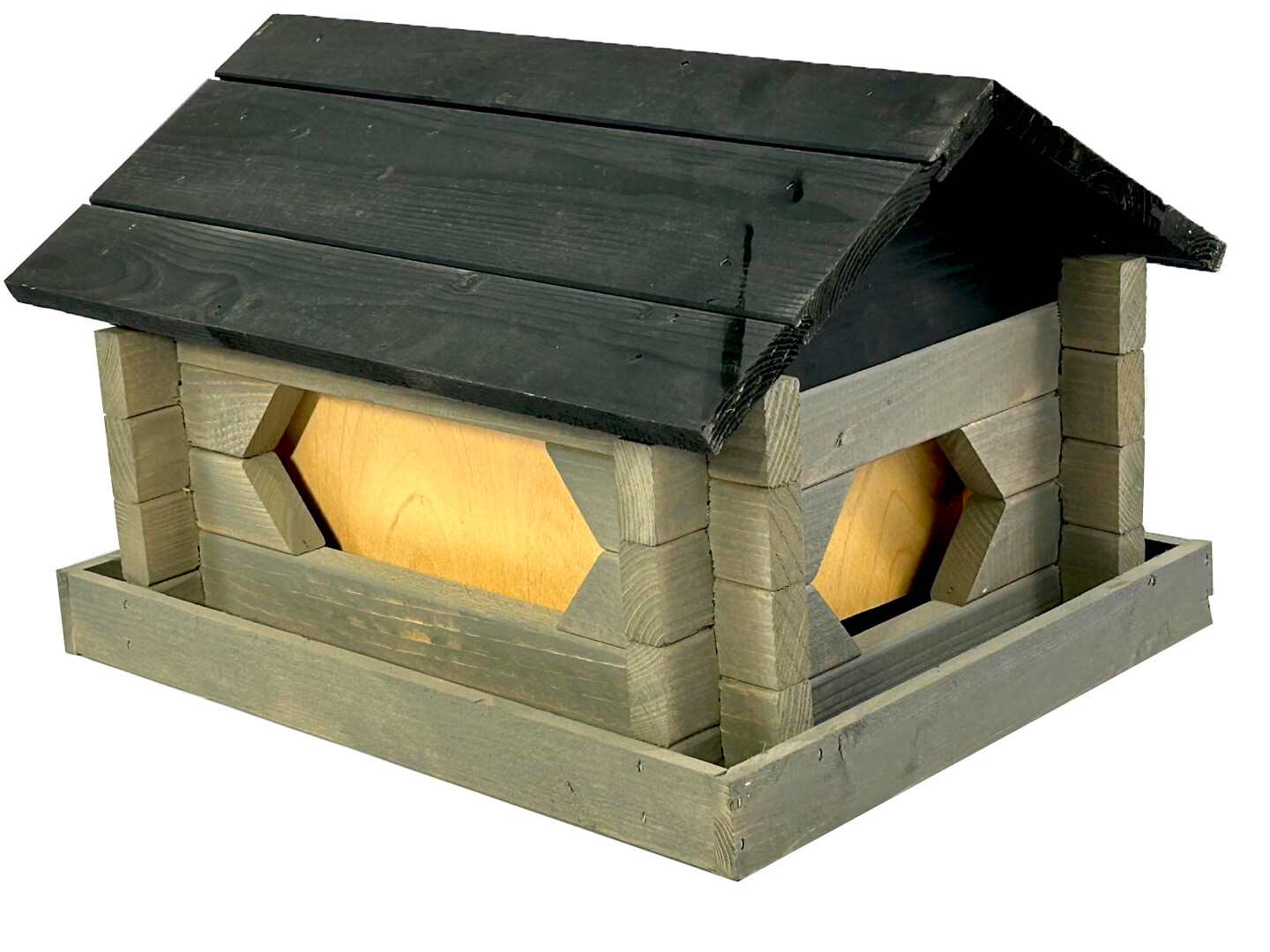 Lintulauta iso, harmaa Extra