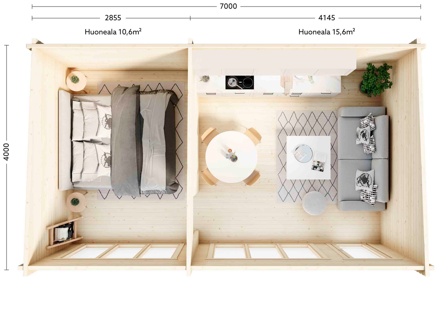 Mökki Luoman Sirkku 28m²