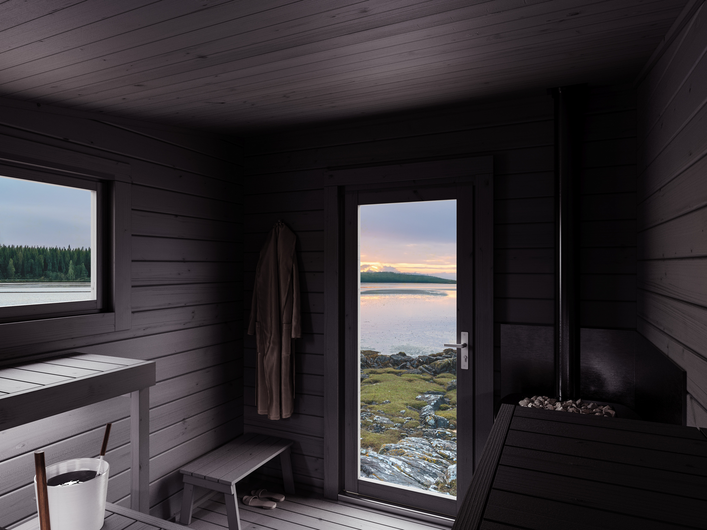 Pihasauna Luoman Kaakkuri 15m²