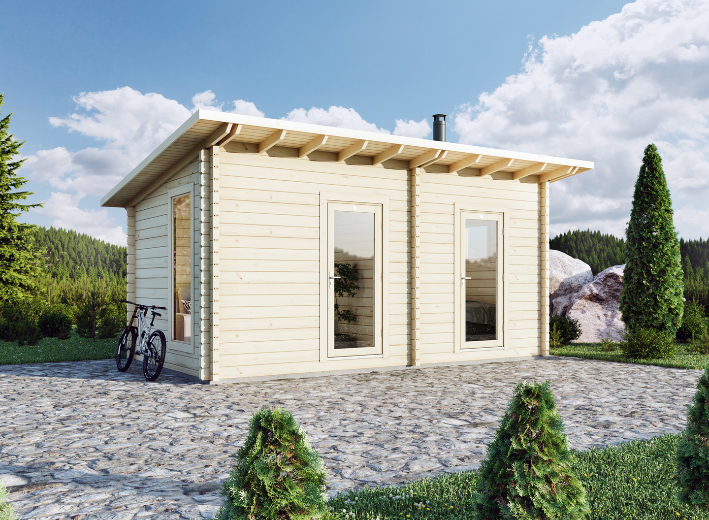 Pihasauna Luoman Kaakkuri 15m²