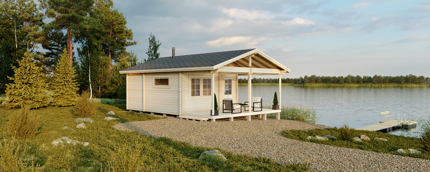 Mökki Metsähanhi 26m² + terassi 22m²