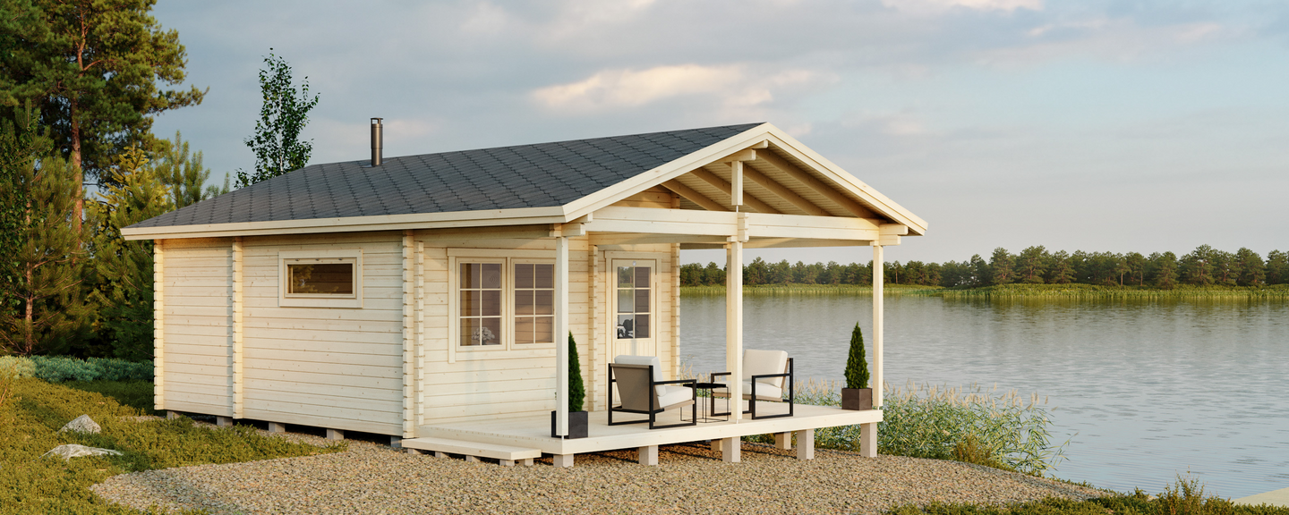 Mökki Metsähanhi 26m² + terassi 22m²