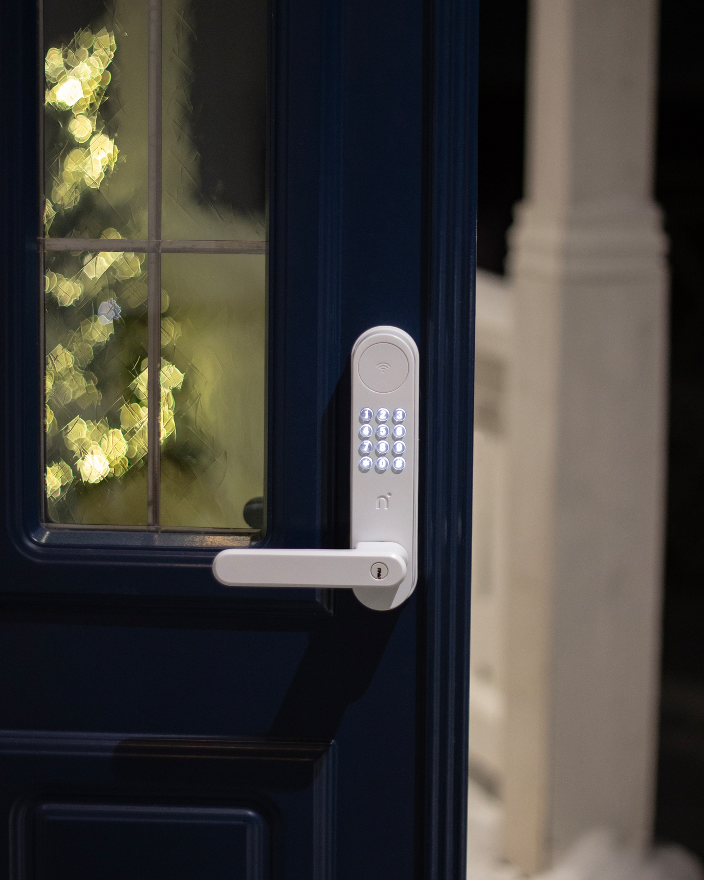 KODLÅS NIMLY CODE KNAPPAR RFID VIT