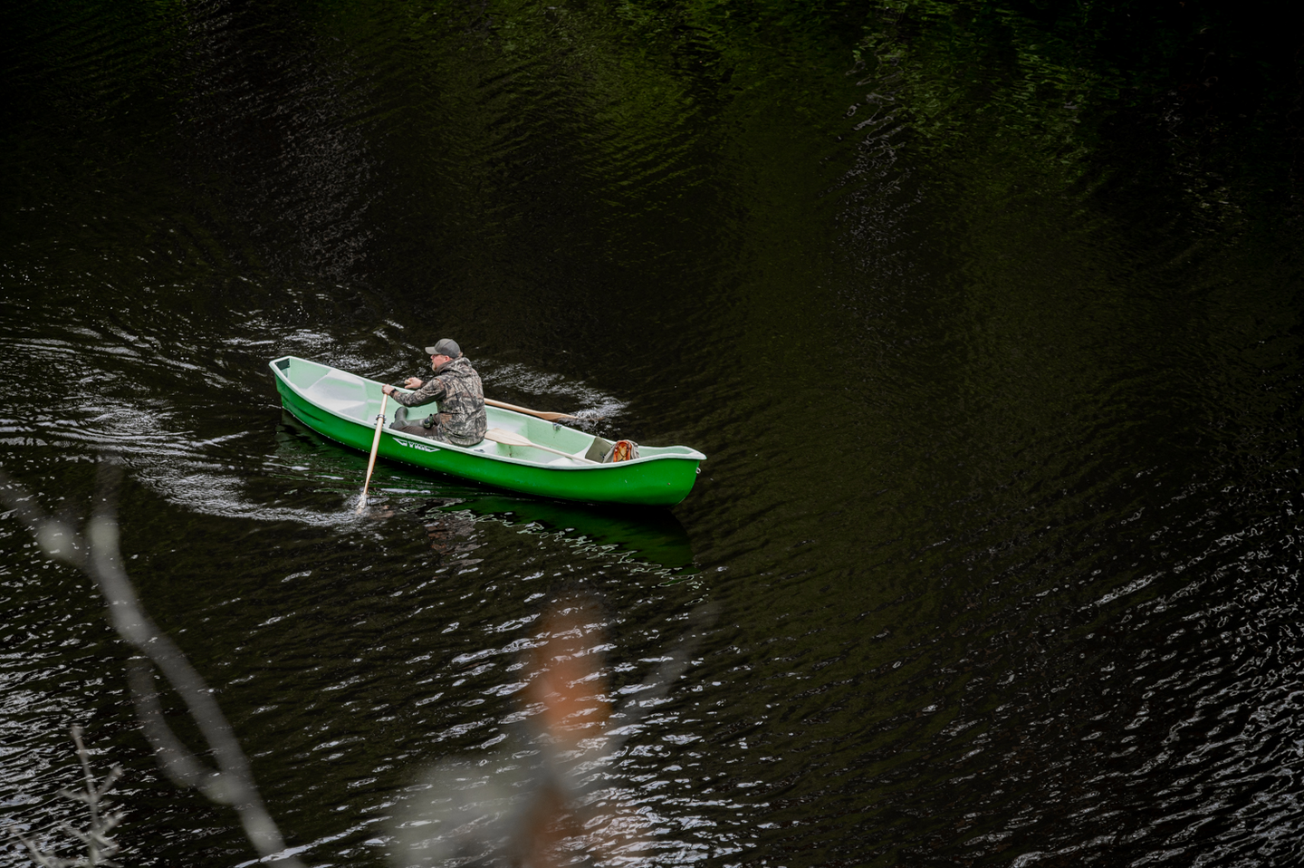 Venekanootti YKI 440 vihreä/vaaleanvihreä 1-kuorimalli